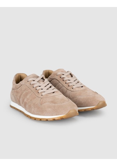 Süet Bej Kadın Sneaker Krem