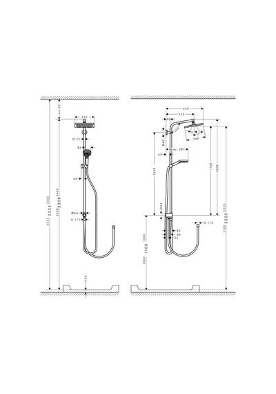 Hansgrohe Crometta E240 Duş Kolonu Diğer