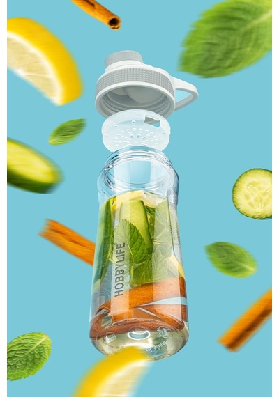 2 Li Set 730ml 530ml. Su Matarası Su Şişesi Suluk Bpa Içermez Kırmızı Kırmızı
