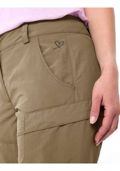 Vaude Neyland Zip-off Kadın Kargo Pantolon 48524 Oat