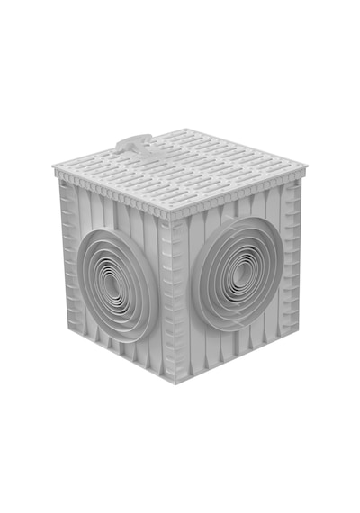 40x40 Rögar Kutusu + Izgaralı Kapak