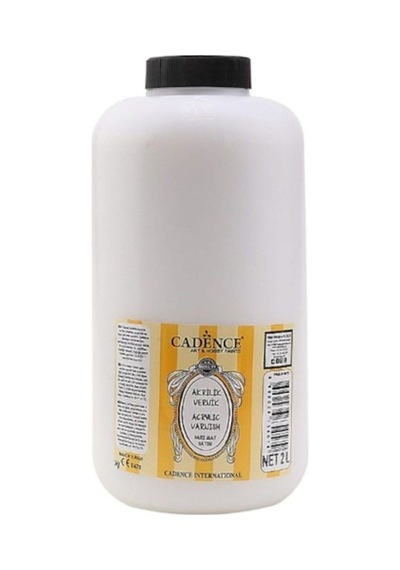 Su Bazlı Akrilik Vernik (Yarı Mat) 2000Ml (2000Ml)