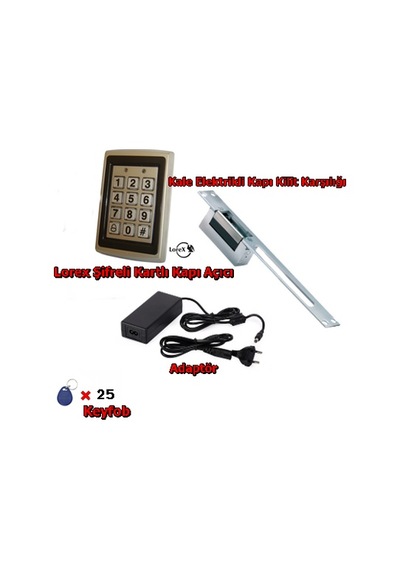 Lorex Rfid Şifreli Kartlı Kapı Geçiş Sistemi Set N11.1494