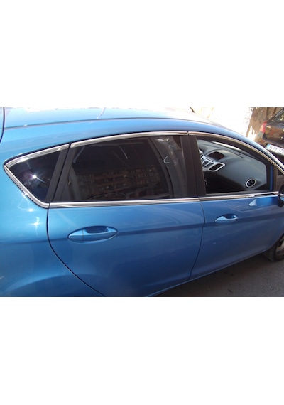 S-Dizayn  Ford Fiesta Cam Çerçevesi 16 Parça Krom 2009 - 2017
