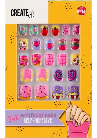 Create It Takma Tırnak Seti - Popcorn - Candy Explosion