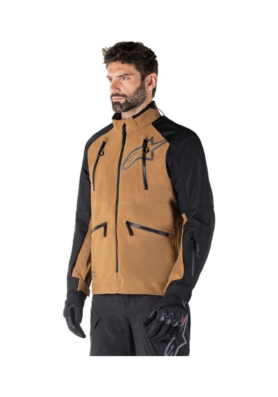 Alpinestars Hyde Xt Ds Xf Off-road Korumalı Motosiklet Montu Kahverengi Siyah