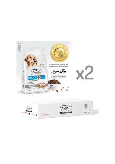 Felicia Derma Care Somonlu Orta Ve Büyük Irk Yetişkin Köpek Maması 6kg