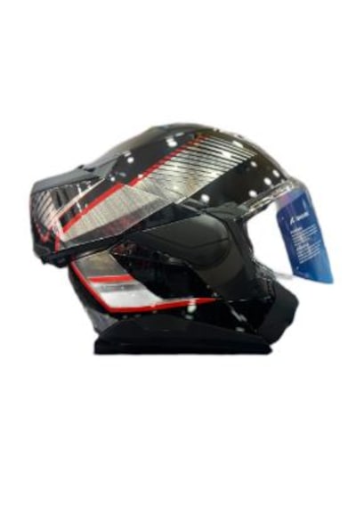 Shark Oxo 180 Çene Açılır Kask Siyah Kırmızı