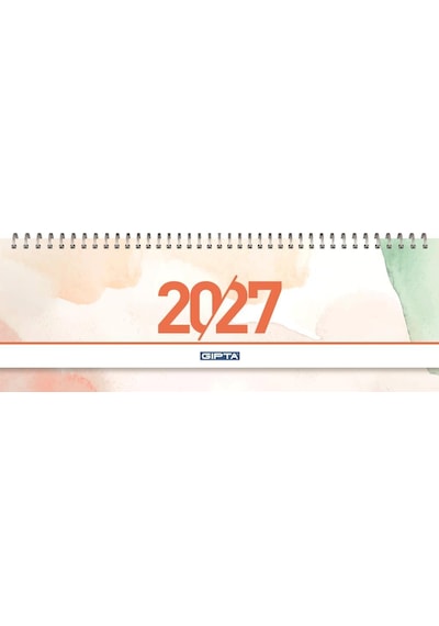 Gıpta 2027 Spiralli Masa Takvimi 12x33 Cm 504-btk 5 Adet