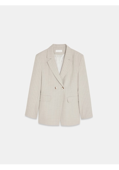 Dilvin 60803 Yan Düğme Detaylı Blazer-taş