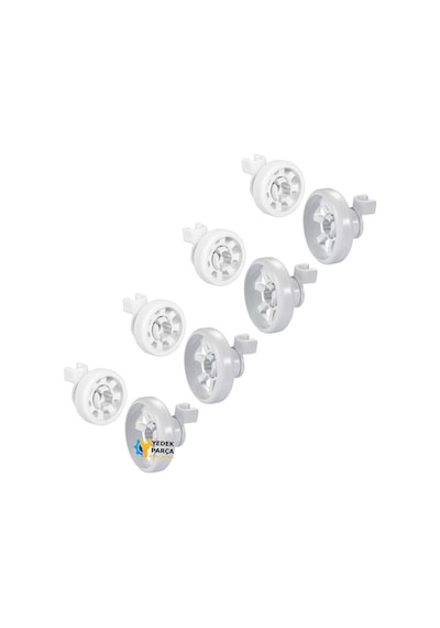 Bosch Uyumlu Smı6061 Bulaşık Makinesi Sepet Tekerleği 4 Alt Üst Teker Takımı