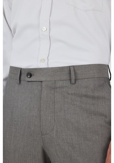 İmza Bej Esnek Yandan Cepli Comfort Fit Classic Pantolon 1003250154 Bej