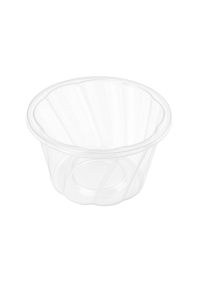 Plastik Dondurma Kasesi Şeffaf 200 Cc - 100 Adet Şeffaf