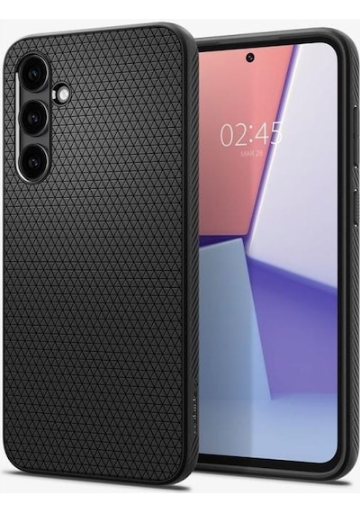 Spigen Galaxy S23 Fe İle Uyumlu Kılıf Liquid Air Matte Black Siyah