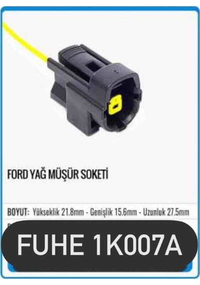 Fhe 1k007a Ford Yağ Müşür Soketi