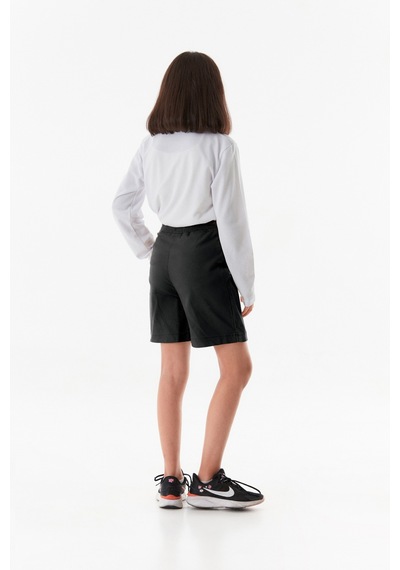 Fullamoda Basic Beli Lastikli Kız Çocuk Şort Etek 8684384423543 Siyah