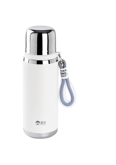 Tnt-8695835419183-bomb Okd-7076700b-040-01-okadı Beyaz Leısure Paslanmaz Çelik Termos 700ml