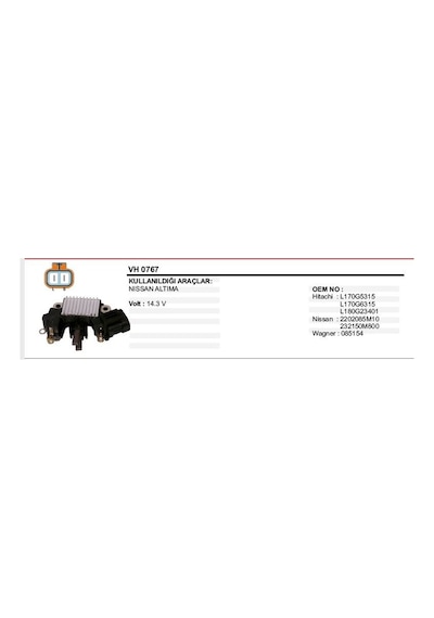 Konjektör 12v Mazda E22002000- 1 Ad