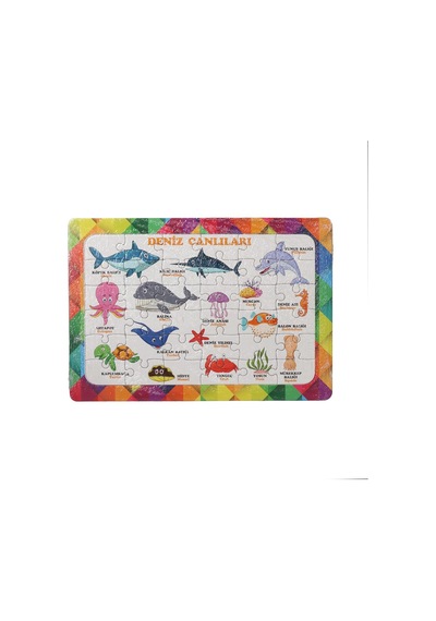 80 Parça Çocuk Puzzle Ve Yapboz Karışık Seri 12' Li Set