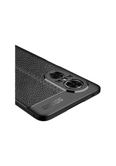 Huawei Nova 9 Se Kılıf Deri Tarzı Niss Silikon Case Kapak