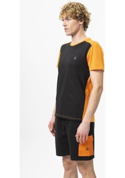 Benetton Bnt-m20452-23y Erkek T-shirt Bnt-m20452-r1534 Siyah