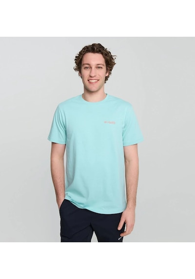 Columbia Csc Pfg Trout Shine Erkek Kısa Kollu Tişört-8004 Pfg Turkuaz