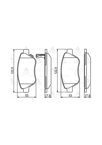 1605359 Fren Balata Corsa D 06 1.0-1.2-1.4-1.3d 75hp Ön