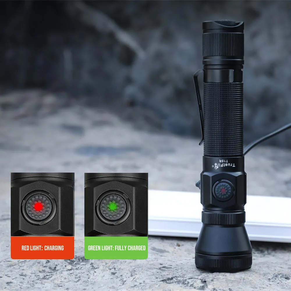 Trustfire T15r Fener 2350 Lümen Siyah