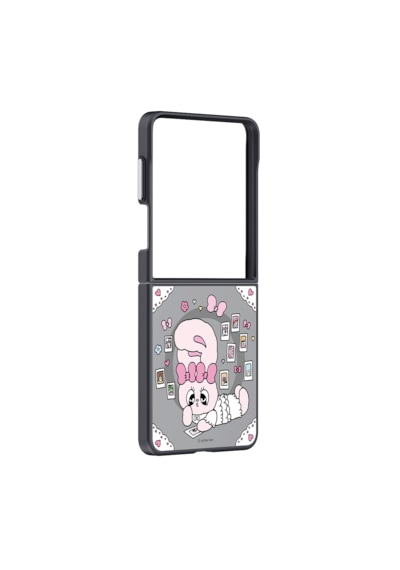 Samsung Galaxy Z Flip8 Aynalı Magnet Kılıf (Esther Bunny)