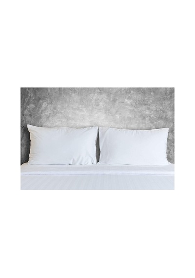 2 Adet Nonwonen Kumaş Silikon Yastık 50x70 Saf Silikon Dolgulu Yüksek Kalite Uyku Yastığı Beyaz