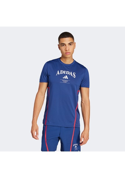Adidas Designed For Legacy Erkek Mavi Antrenman T-shirt Jı6353 Mavi