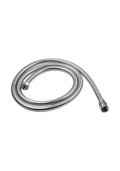 İnce Diş Duş Spiral Hortumu + Paslanmaz Krom Kaplı-50 Cm Krom