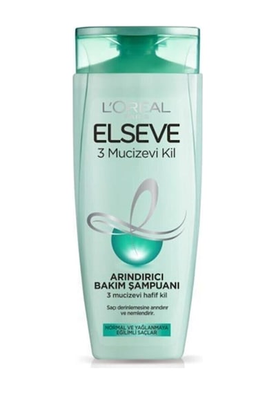 Elseve Normal ve Yağlı Saçlar 3 Mucizevi Kil Şampuan 450 ML
