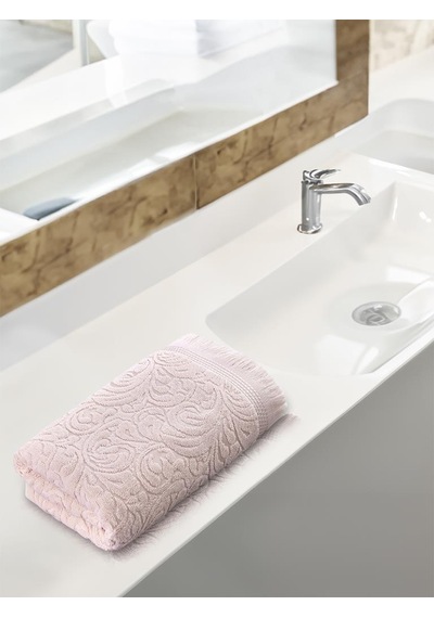 Cotton Esra Büyük Boy Banyo Havlusu 90x150 Somon