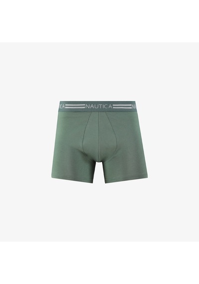 Nautica Erkek Gri Standart Fit 3'lü Boxer Düz X55006t Gri
