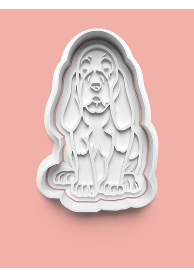 Bloodhound Köpek Figürü Kurabiye Kalıbı Ve Şeker Hamuru Kalıbı