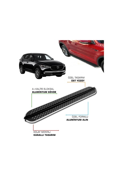 Mazda Cx-5 Uyumlu 2017 2018 2019 2020 2021 2022 Araca Özel Yan Basamak