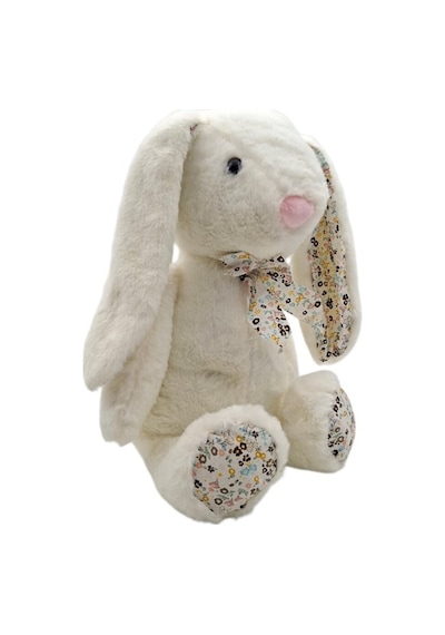 Halley Papyonlu Tavşan 45 Cm Beyaz Beyaz