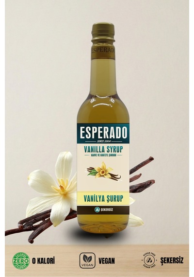 Şekersiz Sugar Free Vanilya Aromalı Kahve Şurubu 750 Ml - Barista Serisi Diğer