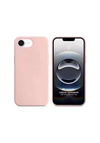Apple iPhone 17e İçin Kılıf Liquid Lansman Silikon Rose Gold Apple iPhone 17e İle Uyumlu Kılıf - Rose Gold