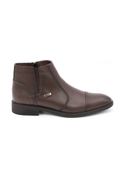 Nesil Shoes Thrtrk 2302-1 Kahve Hakiki Deri Kauçuk Taban Erkek Bot-kahve