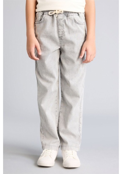 Defacto Regular Fıt Düz Paça Jean Pantolon Erkek Çocuk G7594a826spnm55 Gri-nm55