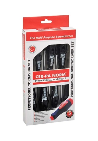 Cer-pa Norm Düz Ve Yıldız Uçlu Tornavida Takımı Klass 7 Parça