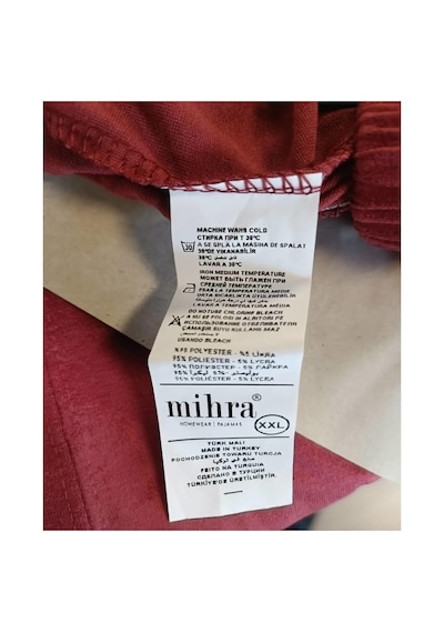 Mihra Kadın Oysho Bisiklet Yaka Uzun Kol Baharlık Pijama Takımı 20103sy - 1 Adet Siyah