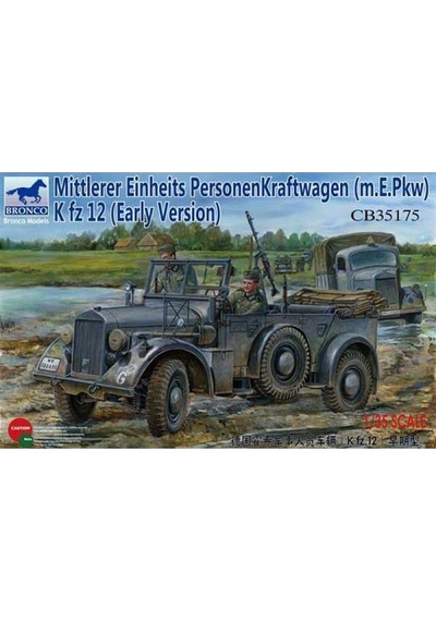 Bronco Cb35175 1/35 Ölçek, Mittlerer Einheits Personenkraftwagen, Plastik Model Kiti-50003