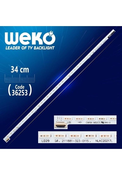 Nlac20217l 36 Ledli 34 Cm - Tv Led Bar Tvnizi Açıp İçindeki Led Barla Birebir Aynısı Olduğunu Görmeden Almayınız. Sonrasında İade Almamaktayız.