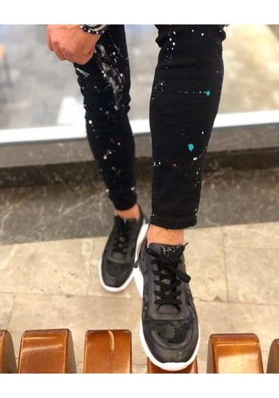 Hakiki Deri Erkek Spor Günlük Ayakkabı - Sneakers