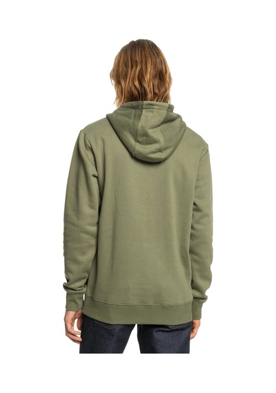Quiksilver Big Logo Hood Erkek Swearshirt Yeşil