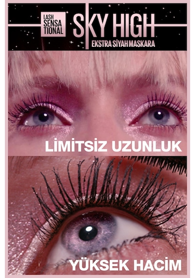 Maybelline New York Lash Sensational Sky High Cosmic Black Maskara