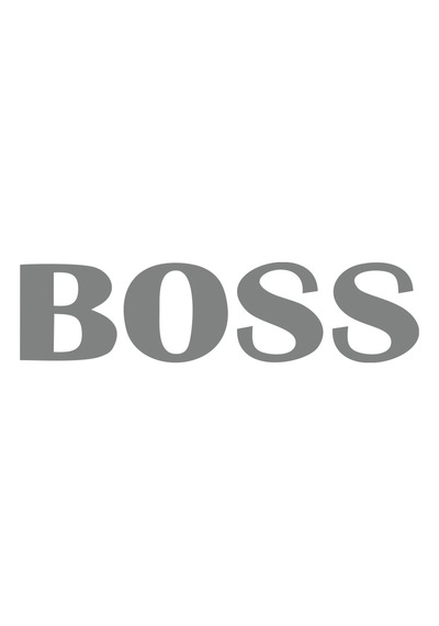 Boss Araba Sticker 17x17 Cm Gri